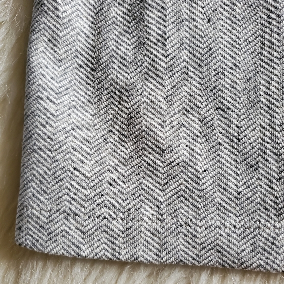 Eileen Fisher Herringbone Organic Cotton Longline Open Front Jacket Cardigan L - Picture 13 of 13